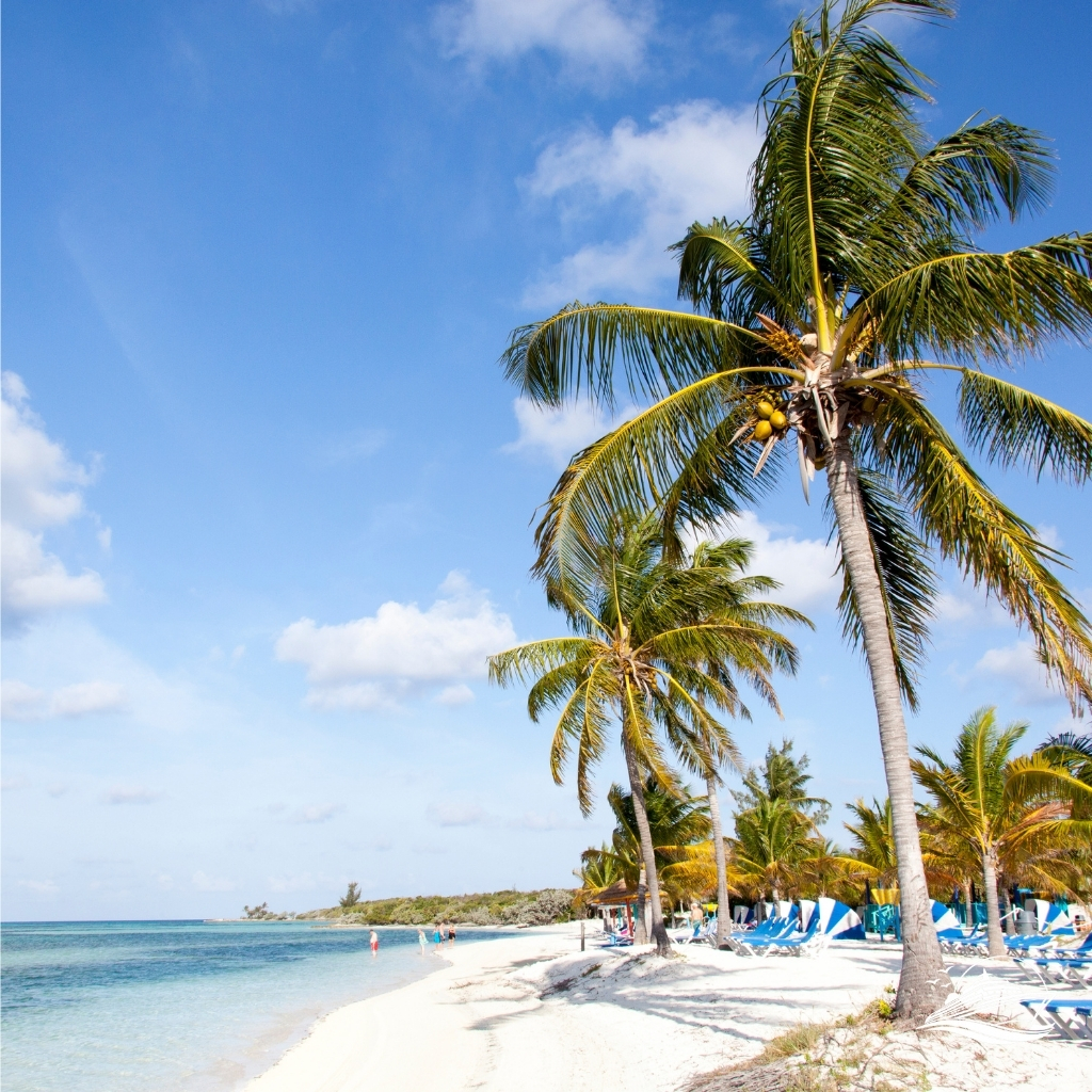 Caribbean Island Touristen Strand