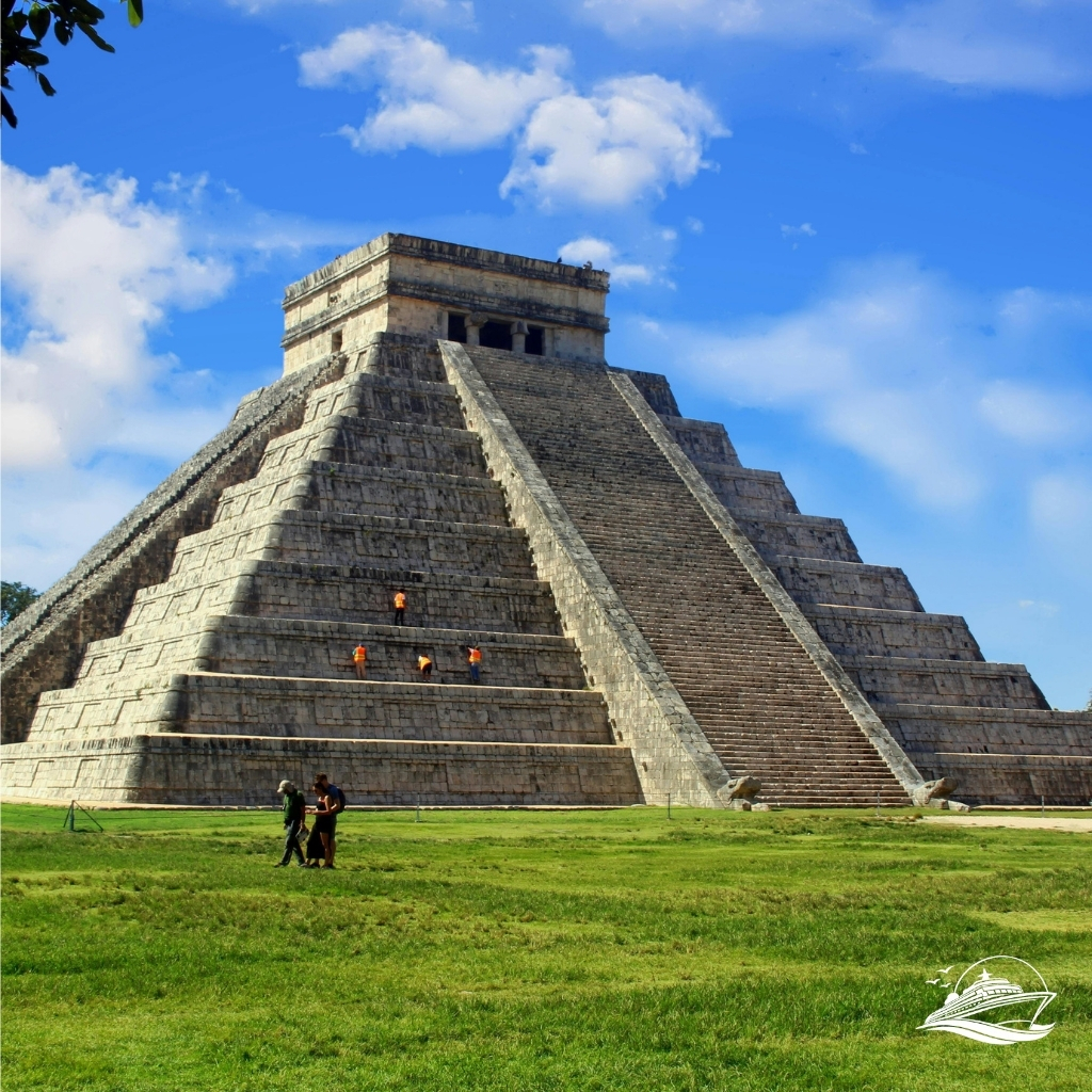 Mexiko El-Castillo-Pyramide in Chichén-Itzá