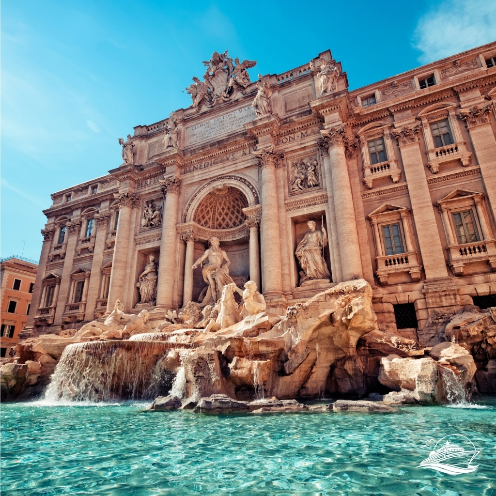 Mittelmeer Italien Rom Trevi Brunnen