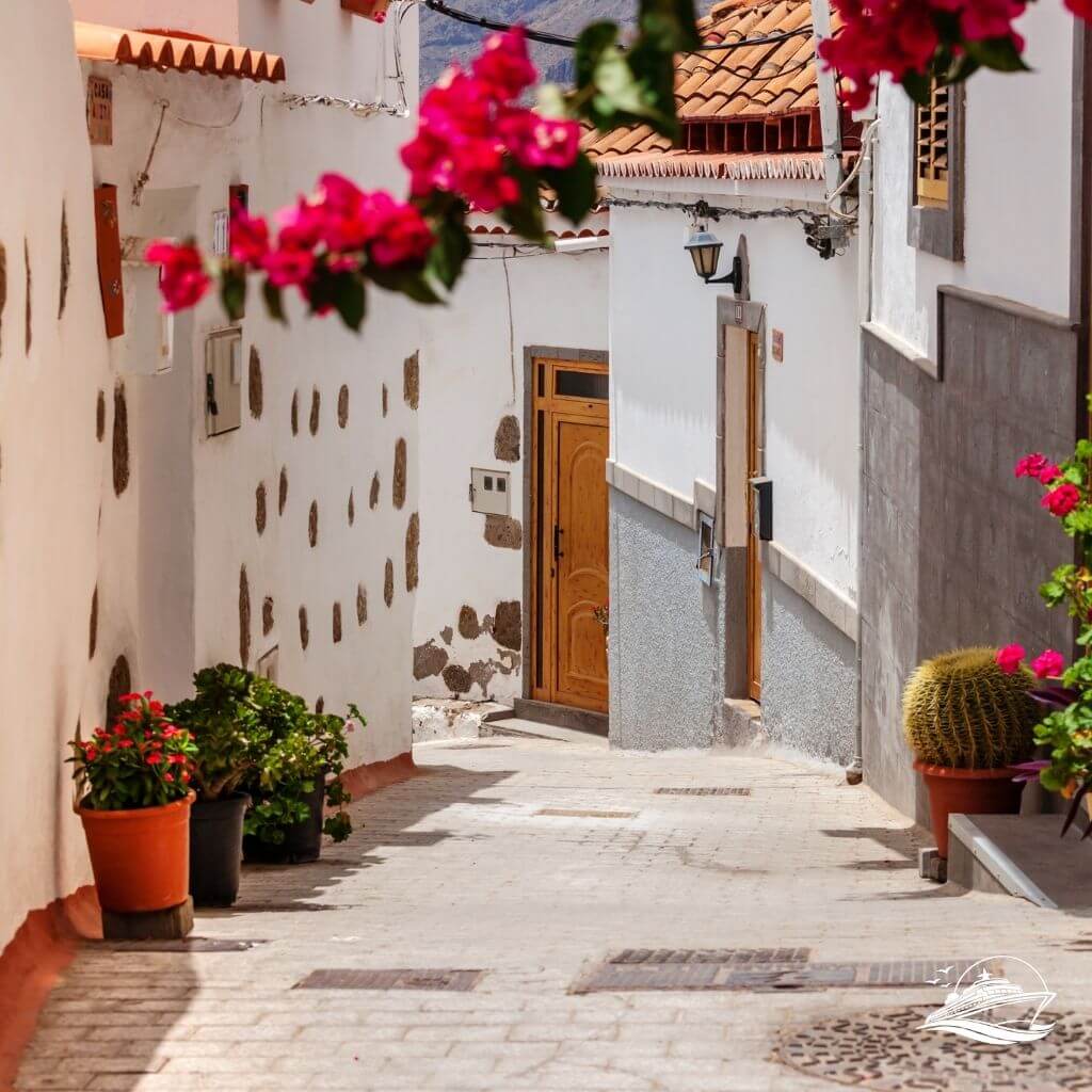 Gran Canaria Ftatga Blick in Gasse