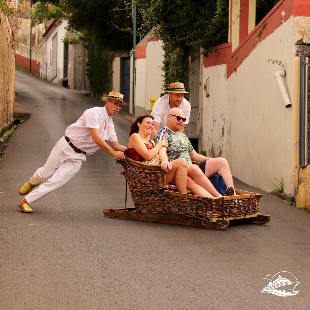 Madeira Funchal Traditional Toboggan Ride